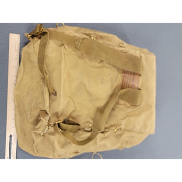 Vintage Boy Scouts of America National Council Canvas Leather Backpack Rustic - Picture 10 of 16